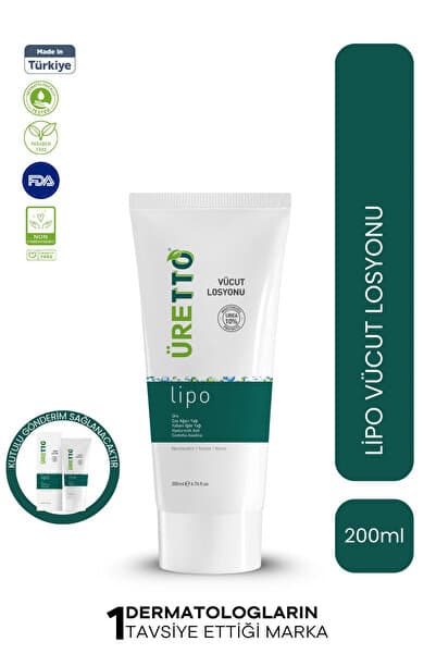 TTO Üretto Lipo Vücut Losyonu - Kuru Ciltler İçin Onarıcı 200 ml