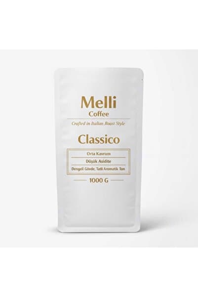 Meli Coffee Co Melli Coffee Classico 1000 G –( Orta Kavrum Premium Espresso Çekirdek Kahve)