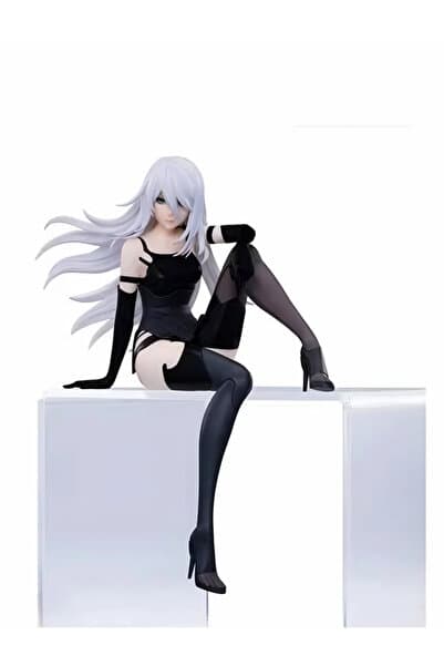 DEK NieR:Automata A2 Oturan PVC Anime Figürü 15 cm Koleksiyon Modeli