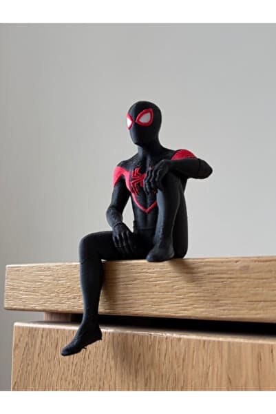 ArtiFex Hobi Spider-Man Miles Morales Dekoratif Biblo | 3D Baskı Gamer Masa Dekoru | Raf Süsü | Koleksiyon Figürü
