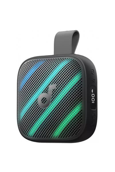 Anker Soundcore Boom Go 3i Taşınabilir Bluetooth Hoparlör, 15W, TWS, RGB, Su Geçirmez, Siyah D5103010