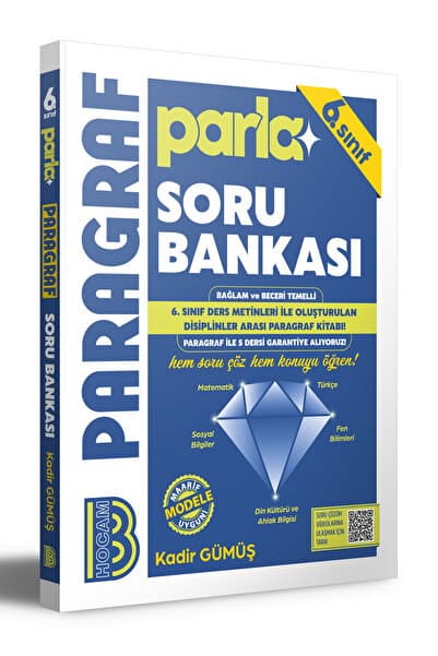 Benim Hocam Yayınları PARLA 6. Sınıf Maarif Paragraf Soru Bankası