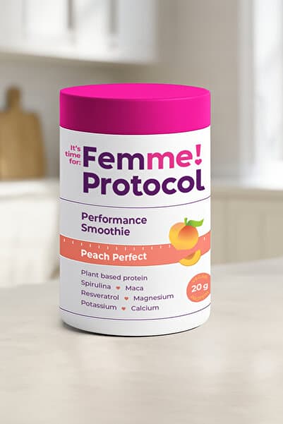 Femme Protocol Peach Perfect Vegan Protein Tozu 360g – 12 Servis