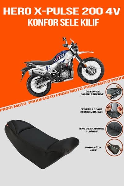 PROOFMOTO HERO X PULSE 200 4V Konfor Sele Kılıf