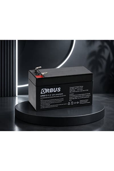 Genel Markalar 12 Volt 1.3 Amper Kuru Akü ORB12-1.3 (96x42x52 Mm)