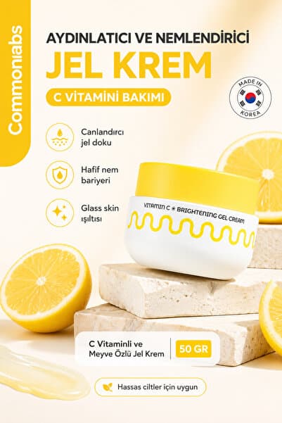 Commonlabs Vitamin C Brightening GEL CREAM - C Vitaminli ve Meyve Özlü Jel Krem 50gr