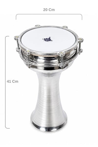 YANKI DR-05 Alüminyum Darbuka 5 No Yetişkin Darbukası