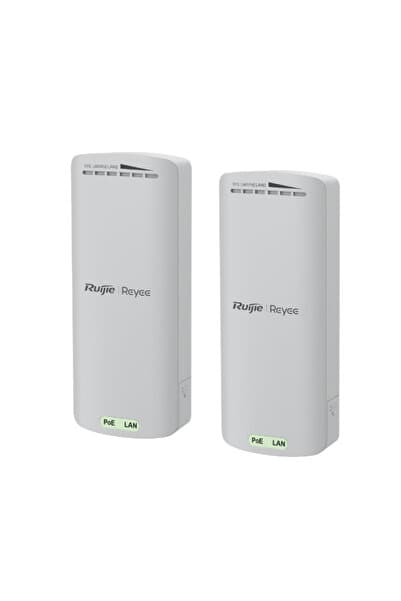 Genel Markalar Reyee RG-EST100-E, 2Port, 300Mbps, 2.4Ghz, Pasif PoE, Dış Ortam, Noktadan Noktaya PTP, Acces