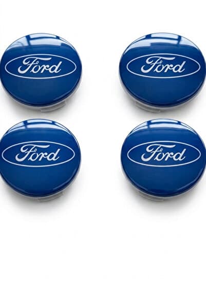 Camel Ford Focus-Fiesta-C-Max-Kuga-Mondeo-Ecosport-Transit Connect-Tourneo Connect Uyumlu 60 mm Jant Göbeği Takımı