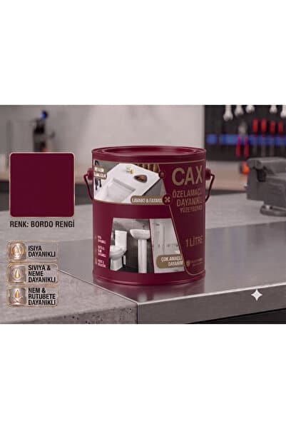 caxcolors CAX Dayanıklı Özel Yüzey Boyası 1 L - Su , Nem ve Isı Dayanımlı Fayans & Lavabo Boyası