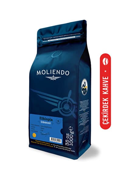 Moliendo Ethiopia Djimmah Yöresel Kahve (Çekirdek Kahve) 1000 g