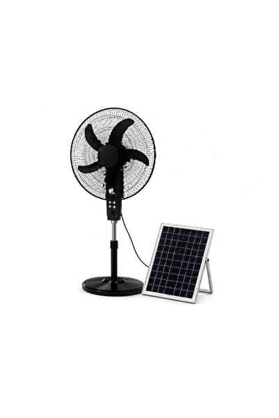 B&L BORA LIGHTHING BORA AYDINLATMA GÜNEŞ ENERJİLİ VANTİLATÖR SOLAR PANELLİ ŞARJLI AYAKLI FAN ELEKTRİKSİZ KULLANIM (6x2600mAh)