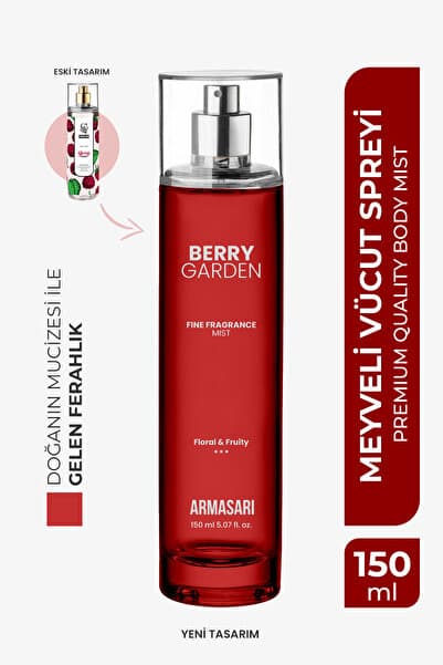 Armasari Berry Garden Parfümlü Kadın Vücut Spreyi Vücut Kokusu Vücut Misti Body Mist Spray 150ml