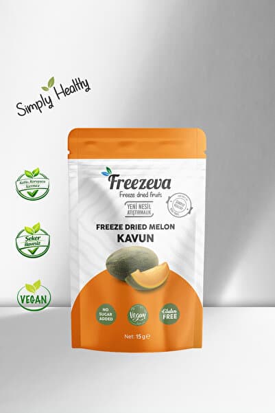 Freezeva Dondurularak Kurutulmuş Kavun 15 gr – Freeze Dried Kavun- Kavun Kuru Meyve Cipsi