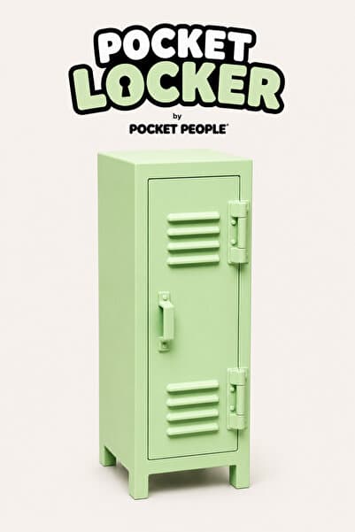 Pocket People Pocket Locker Mini Masaüstü Dolap Organizer | Dekoratif Mini Locker