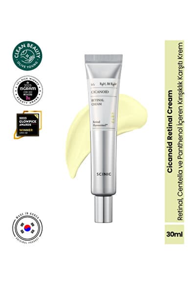 Scinic Cicanoid Retinal Cream Retinal & Cica Kırışıklık Karşıtı Bakım Kremi 30ml