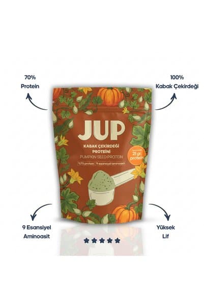JUP FOOD %100 Kabak Çekirdeği Protein Tozu