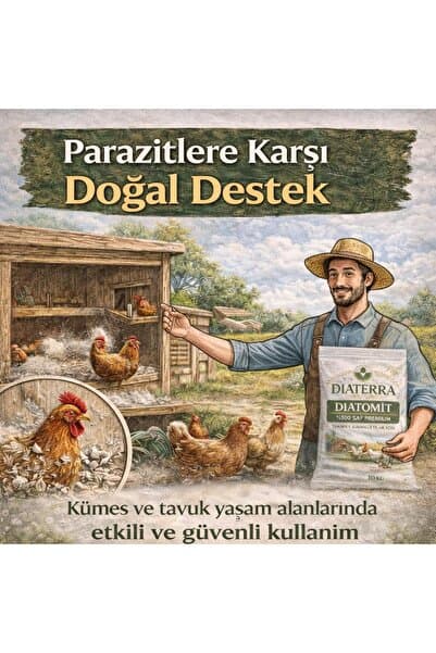 Diaterra SÜPER KÜMES EKONOMİK PAKET 2'Lİ (20 KG AVANTAJLI SET) SAF DİATOM TOZU GIDA SINIFI