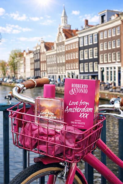 Robberto Antonio Love From Amsterdam Kadın Parfüm EDT 100 ml Bergamot Paçuli Çiçeksi