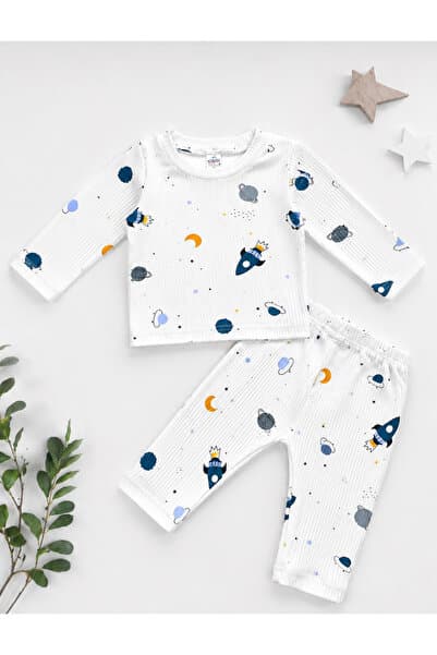 ONE bebek Planet İkili Erkek Bebek Takımı Pijama