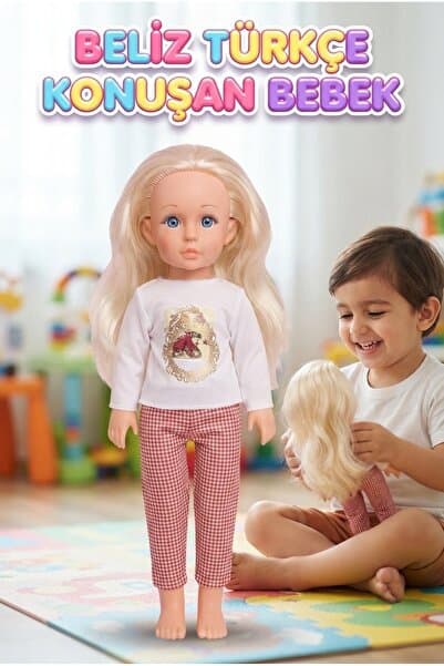 Tıfıl Toys Beliz Wedding Türke Konuşan Bebek 36 cm - Türkçe Etkileşimli Eğitici Oyuncak Bebek