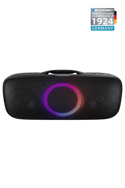 Blaupunkt LS280 Bluetooth Hoparlör Siyah 40W Taşınabilir Kablosuz Ses Bombası IPX4 Suya Dayanıklı TWS USB AUX
