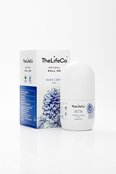 TheLifeCo %100 Doğal Roll-on Deodorant White Cedar 60 ml – Erkek