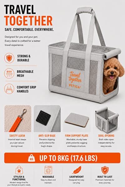 Petica Exclusive AirNest Kedi Köpek Taşıma Çantası