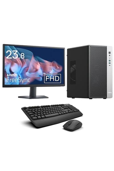 TURBOX Tx9438 i5 12400F 16GB DDR4 512GB NVMe 2GB GT730 GDR5 23.8 Monitör Kurumsal Ofis Oem Paket