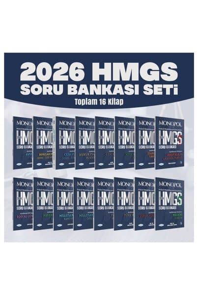 Monopol Yayınları 2026 HMGS Soru Seti