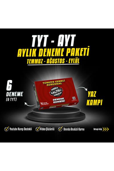 Hangi Kaynak 2027 YKS YAZ AYLIK DENEME PAKETİ