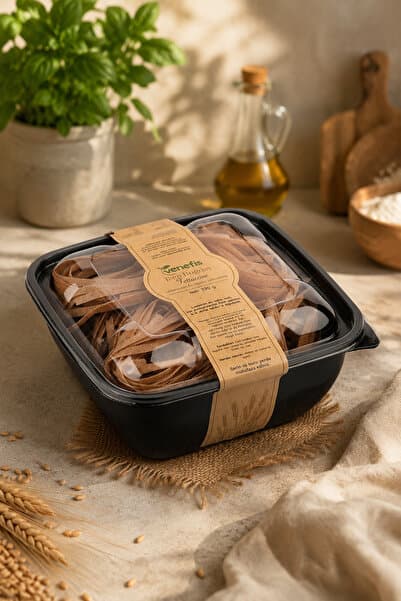 venefis Tam Buğday Fettucine 330 Gr - İtalyan Usulü Şerit Makarna