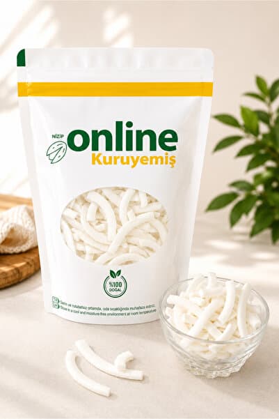 Nizip Online Kuruyemiş Hindistan Cevizi Kurusu - Dilimlenmiş - 500 gr