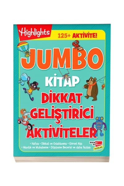 Dikkat Atölyesi Yayınları Jumbo Dikkat Geliştirici Aktiviteler