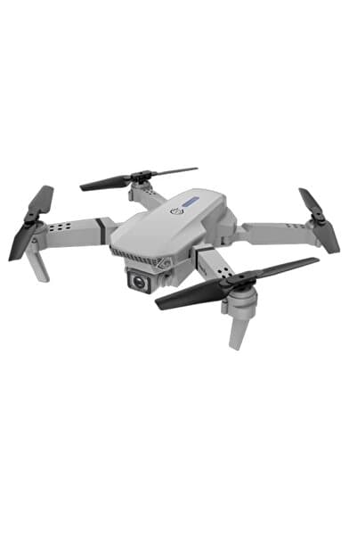 alphastore E88 Pro Çift Bataryalı Drone - HD Çift Kameralı Katlanabilir Akıllı Oyuncak Dron(Taşıma Çantalı)