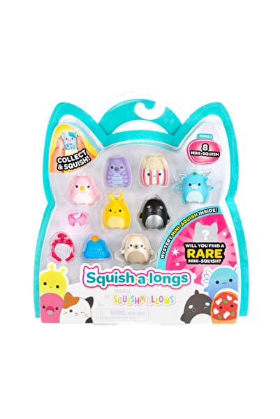 Genel Markalar Squish-a-longs 8 Figür-Yüzük Set Seri 3 AL0027