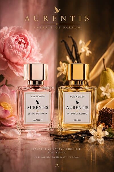 Aurentis AFSUN & NAZENİN 2'Li Kalıcı Extrait Kadın Parfümü 50 ml