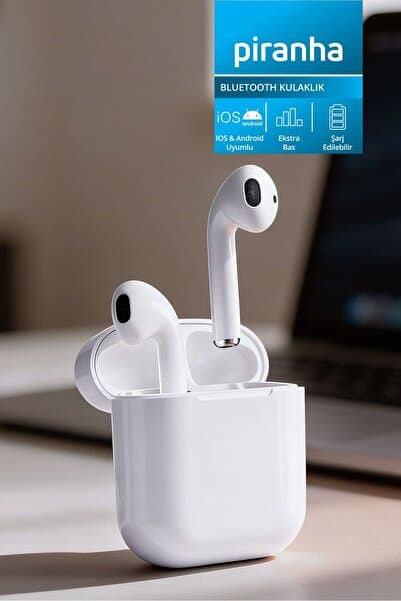Piranha 9946 Kablosuz TWS Bluetooth Kulak İçi Kulaklık | Mikrofon | Android & iOS Uyumlu