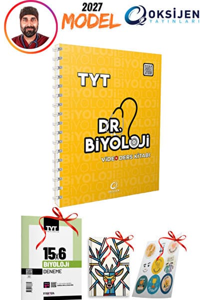 Oksijen Yayınları 2027 Model Dr Biyoloji TYT Video Ders Kitabı (Kamp Konu Anlatım) 3 Hediyeli Set