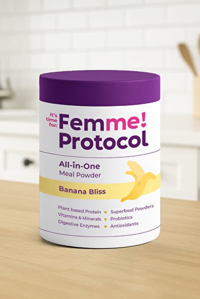 Femme Protocol All in One Öğün Tozu Banana Bliss 600 g – 10 Servis