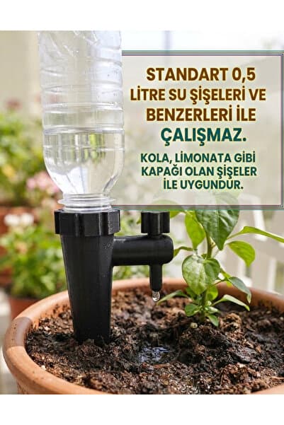 Kanem3D Otomatik Damla Sulama Aparatı - Bahçe ve Saksı Uyumlu