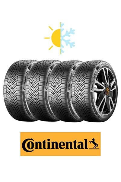 Continental (4'LÜ TAKIM) 205/55R16 91H AllSeasonContact 2 Oto Dört Mevsim Lastik (Üretim:2025)