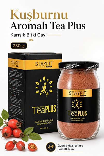 STAYFİT Tea Plus Kuşburnu Aromalı Karışık Bitki Çayı 280 Gr – Bitkisel Çay Karışımı