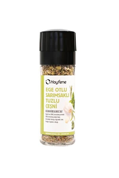 Hayfene Ege Otlu Sarımsaklı Baharatlı Tuzlu Çeşni 40 g (Değirmen Kapaklı)