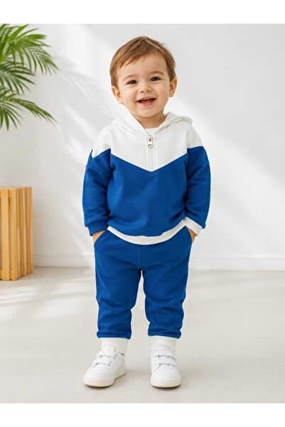 ciobaby Erkek Bebek Kapüşonlu 2'li Takım