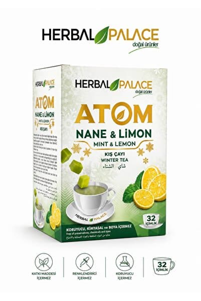 Herbal Palace Atom Çayı Nane Limon Küp & Doğal Lezzet 150 GR