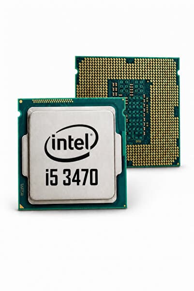 inteli intel Core i5-3470 İşlemci 6M Önbellek, 3,60 Ghz H61 Anakart Uyumlu