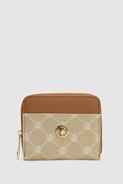 U.S. Polo Assn. Kadın Bej Cüzdan 50323649-VR011