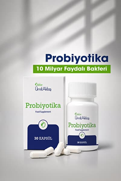 Dr. Ümit Aktaş Probiyotika - 30 Enterik Kapsül - Gıda Takviyesi