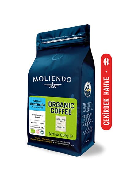 Moliendo Organik Guatemala Shb Yöresel Kahve (Çekirdek Kahve) 250 g